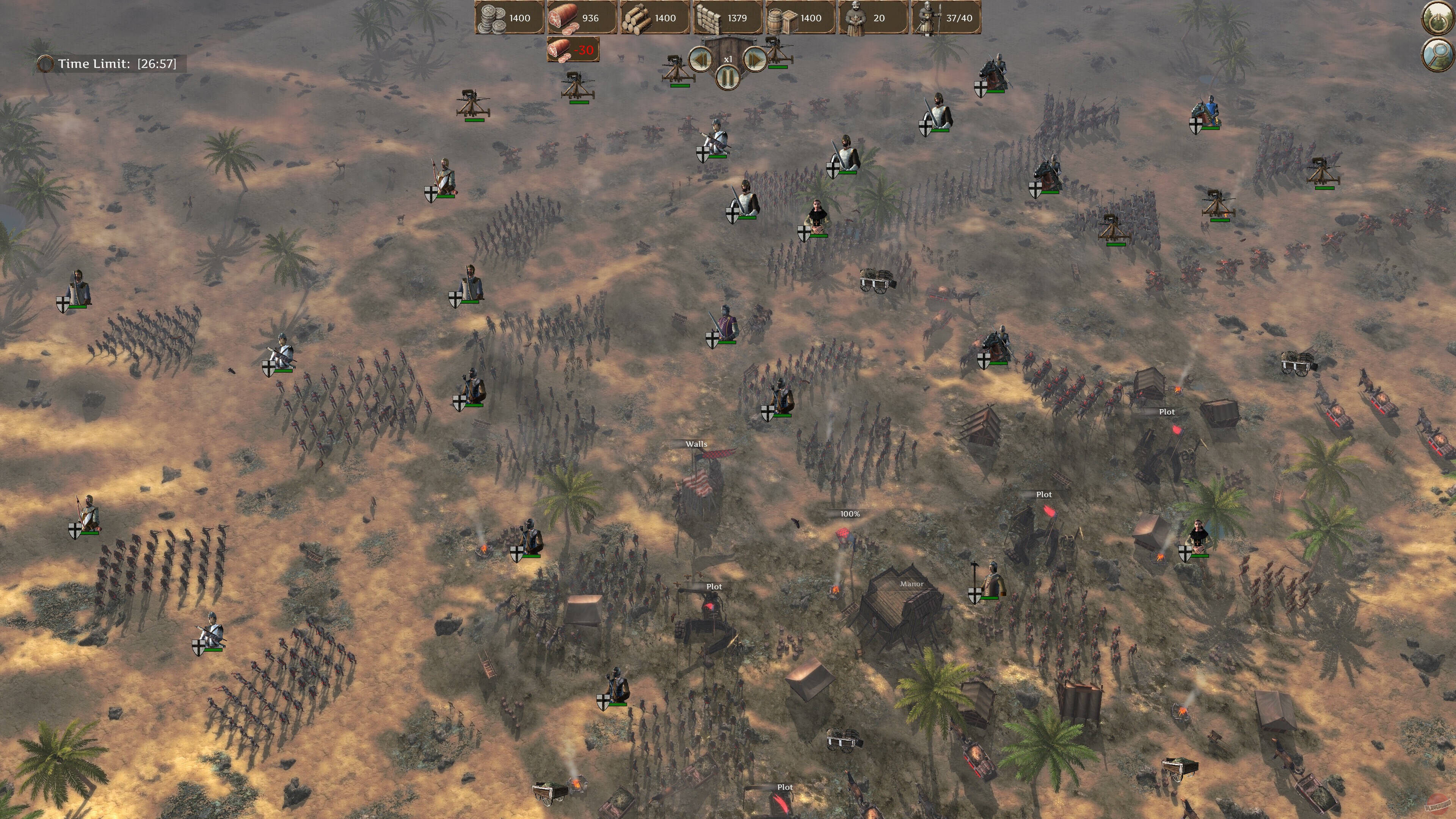 Скриншот из игры Knights of the Crusades - 18