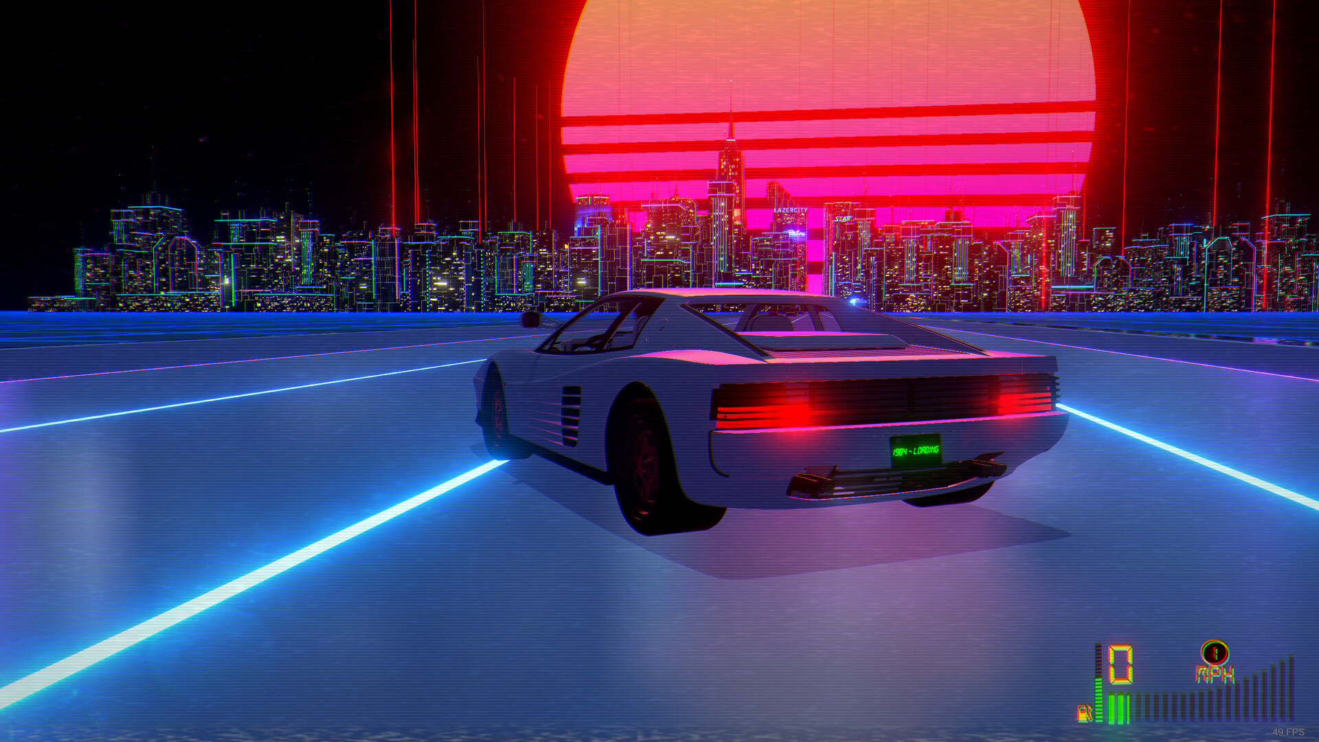 Скриншот из игры Retrowave World - 1