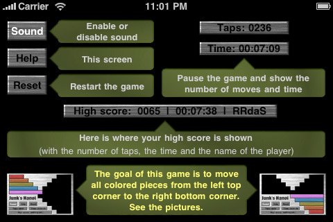 Скриншот из игры Junk's Hanoi - 1