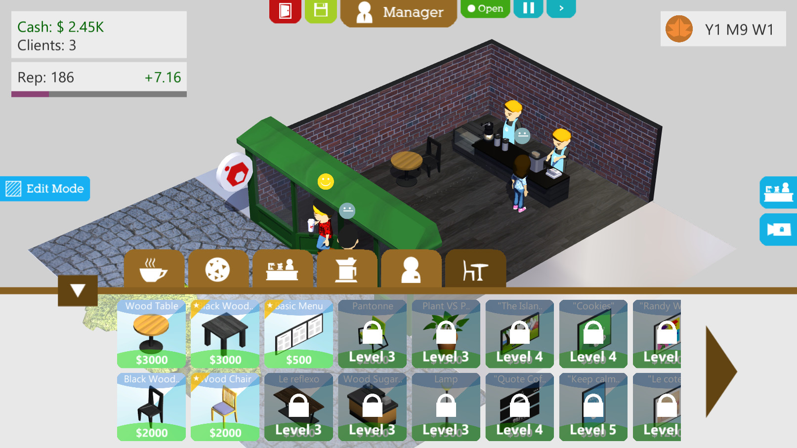 Скриншот из игры Coffee Shop Tycoon - 24