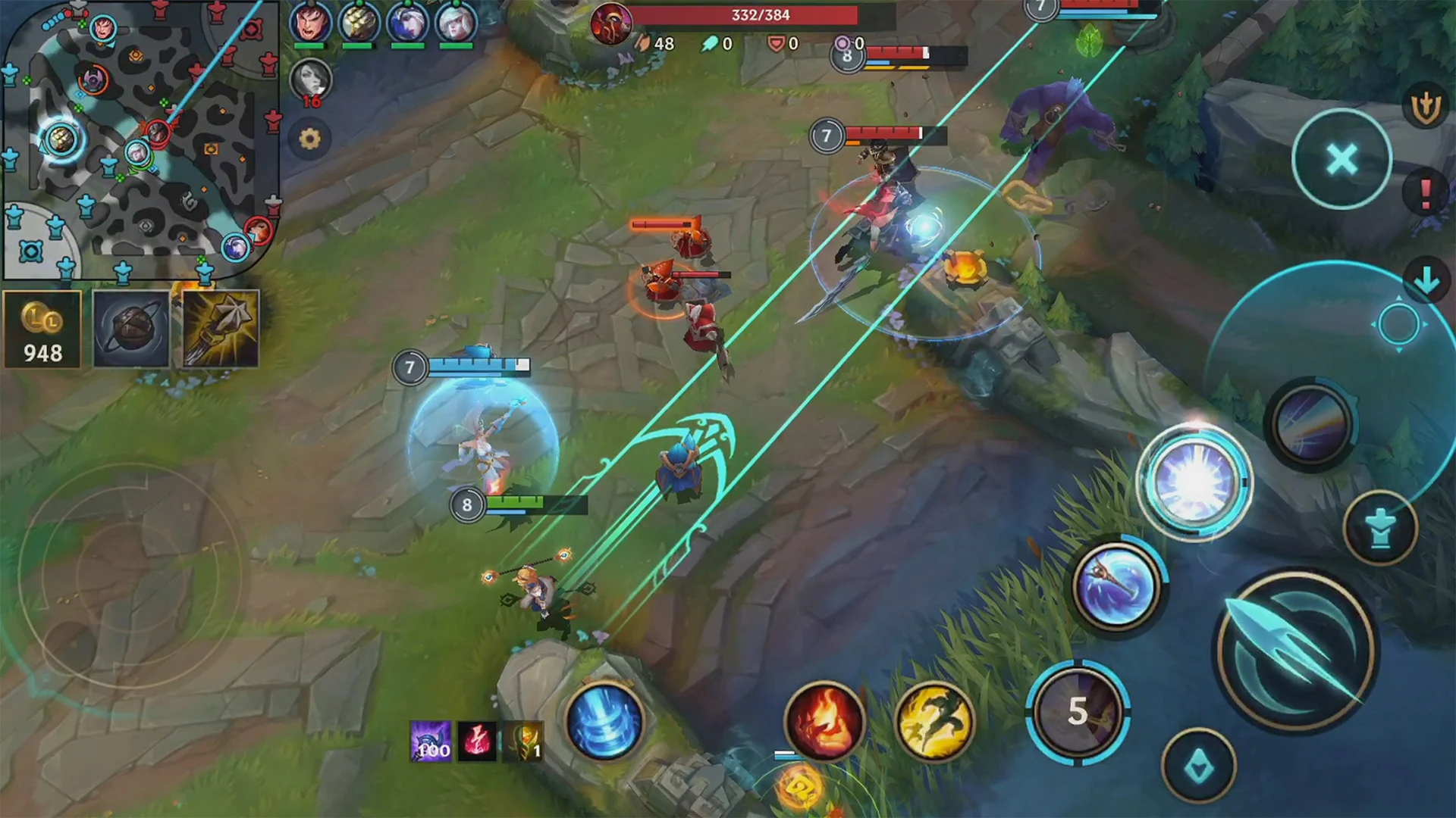 Скриншот из игры League of Legends: Wild Rift - 2