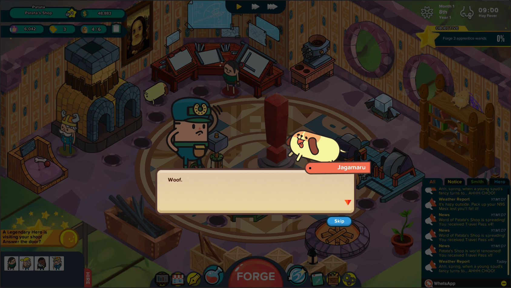 Скриншот из игры Holy Potatoes! A Weapon Shop?! - 1