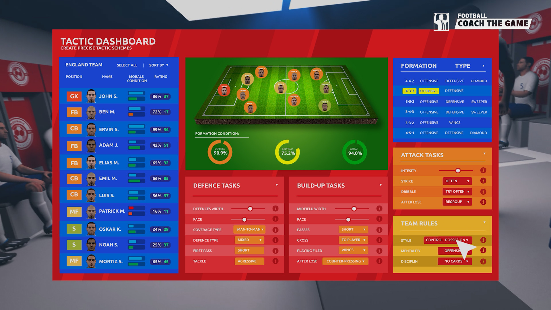 Скриншот из игры Football Coach the Game 2022 - 3