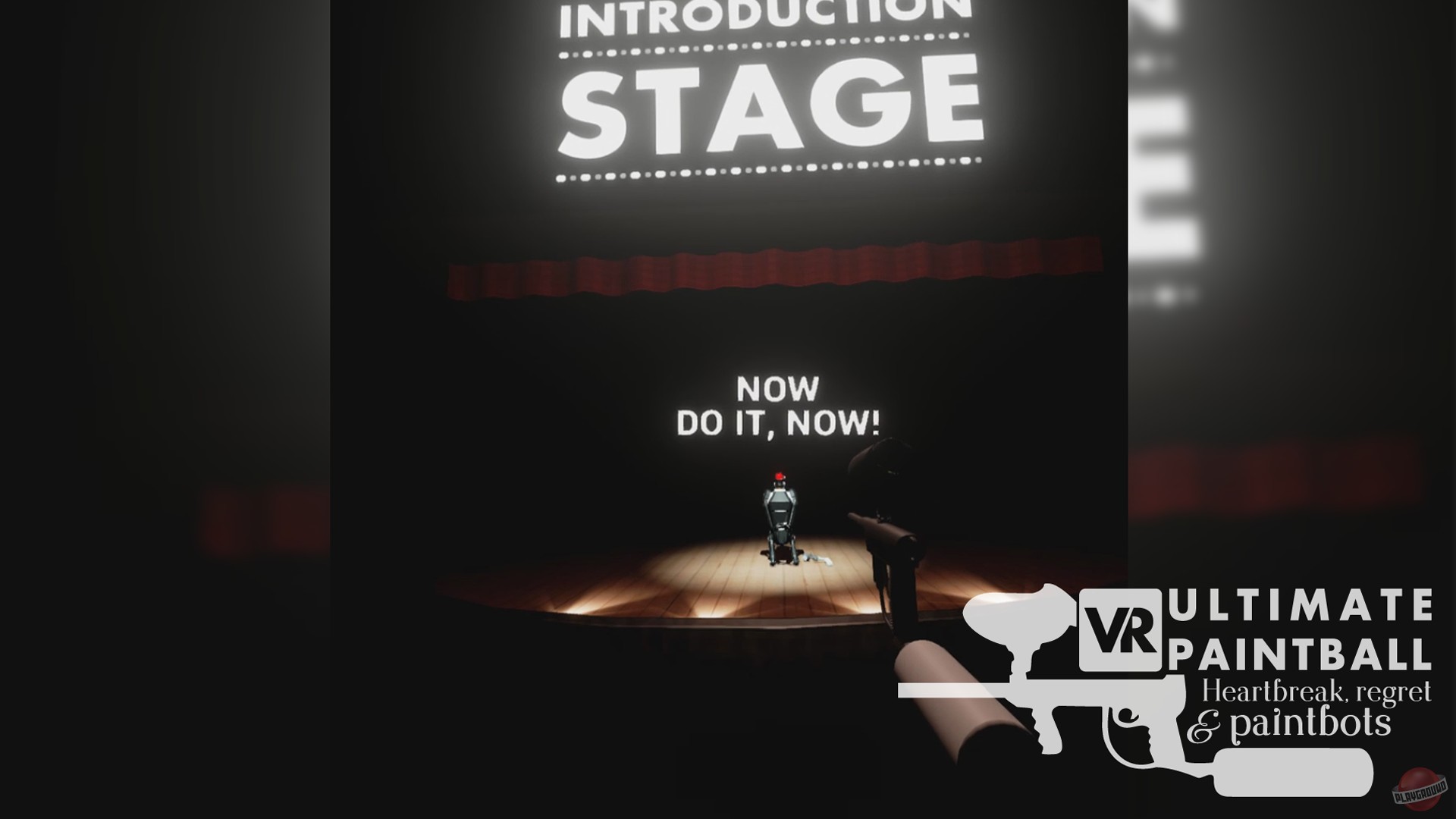 Скриншот из игры VR Ultimate Paintball: Heartbreak, Regret and Paintbots - 3