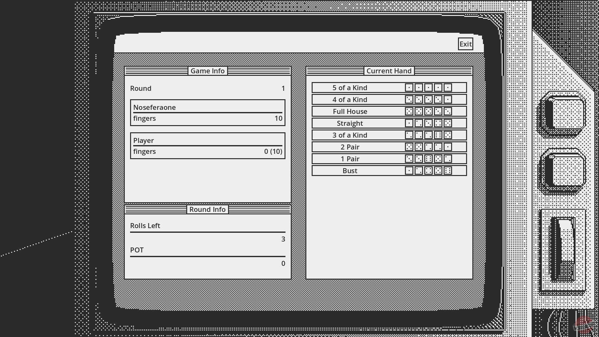 Скриншот из игры Dead Finger Dice - 4