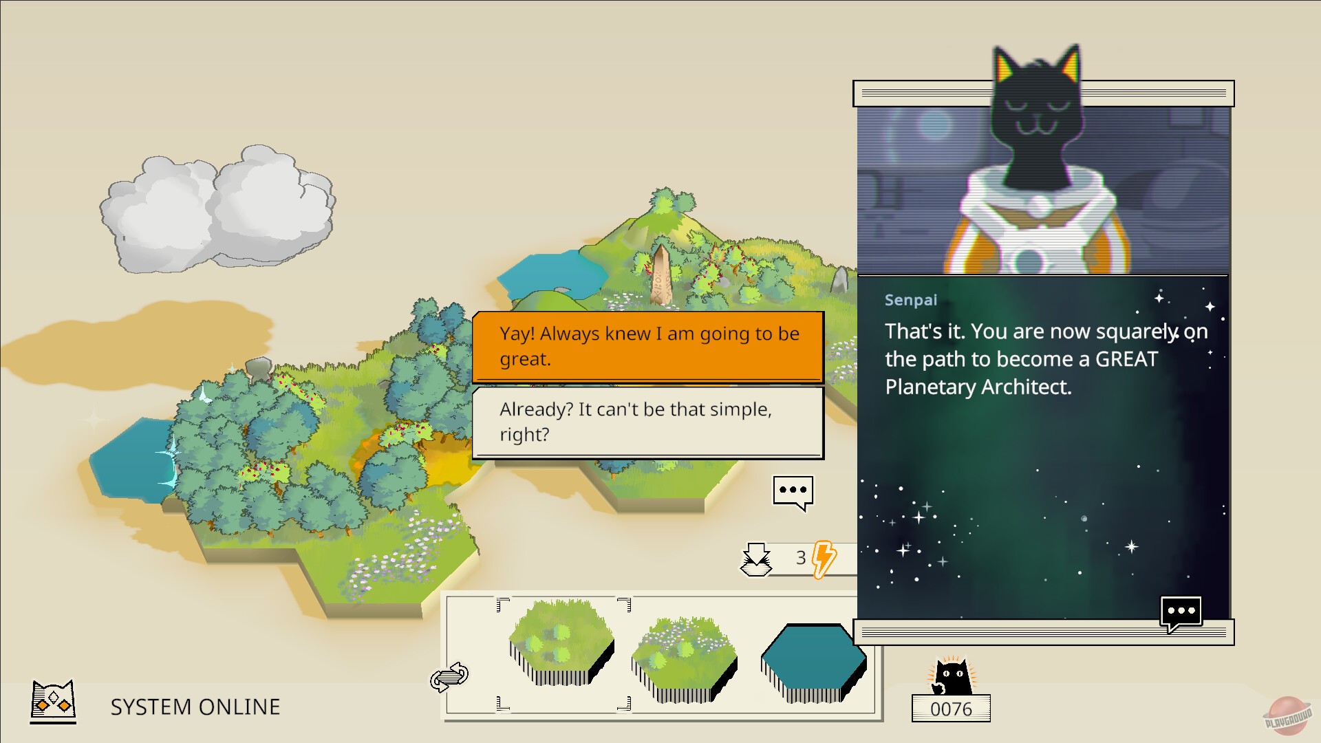 Скриншот из игры Nekokami - The Human Restoration Project - 1