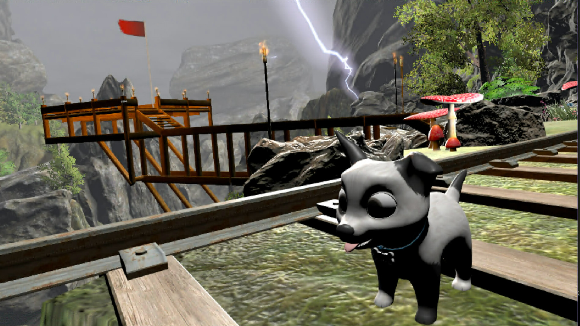 Скриншот из игры Train Runner VR - 1