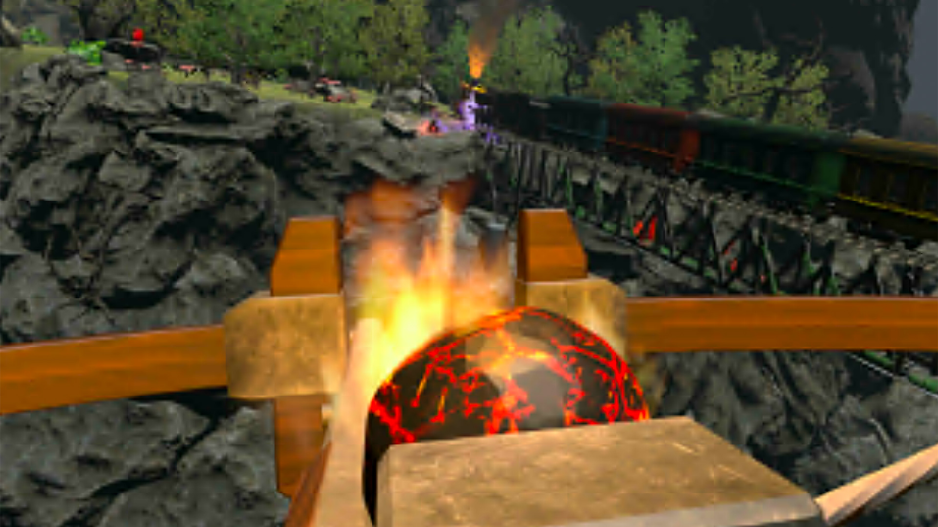 Скриншот из игры Train Runner VR - 5