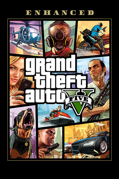 Обложка игры Grand Theft Auto V Enhanced
