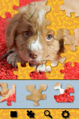 Скриншот из игры Adorable Puppy Jigsaw Puzzle - 4