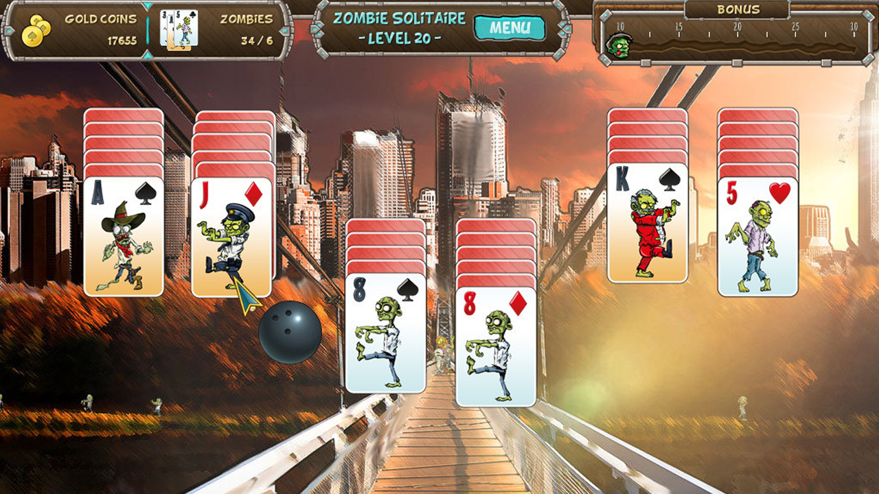 Скриншот из игры Zombie Solitaire - 10