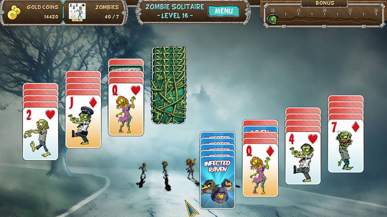 Скриншот из игры Zombie Solitaire - 12