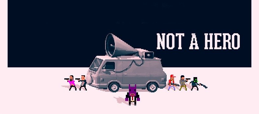 Скриншот из игры Not A Hero - 1