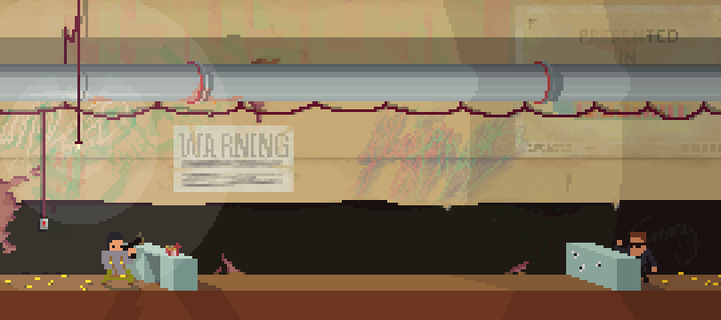 Скриншот из игры Not A Hero - 2