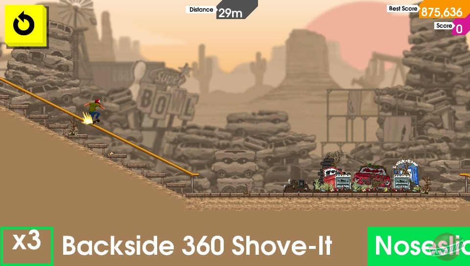 Скриншот из игры OlliOlli - 14