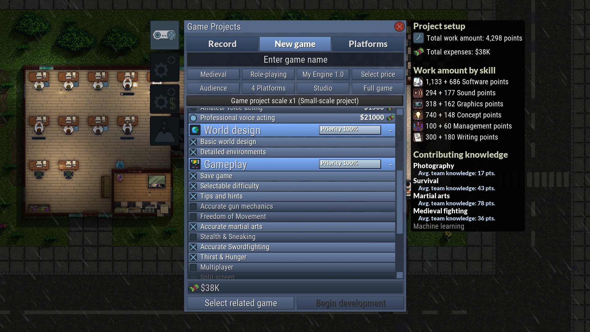 Скриншот из игры Game Dev Studio - 16