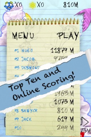 Скриншот из игры Doodle Dive - 1