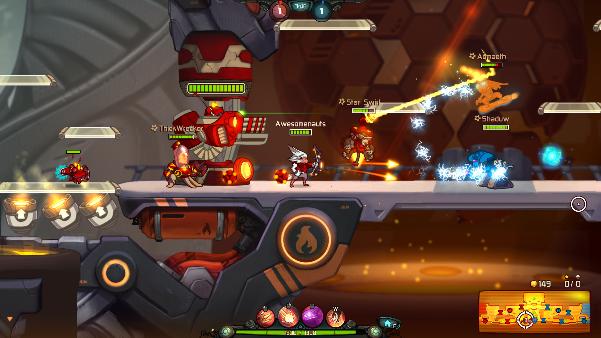 Скриншот из игры Awesomenauts - 80