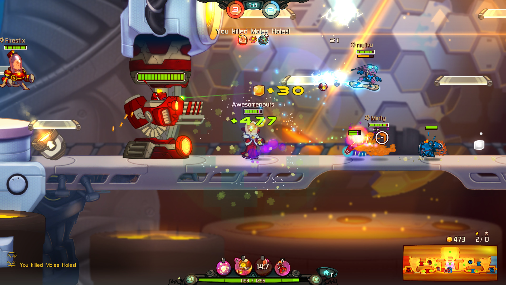 Скриншот из игры Awesomenauts - 83