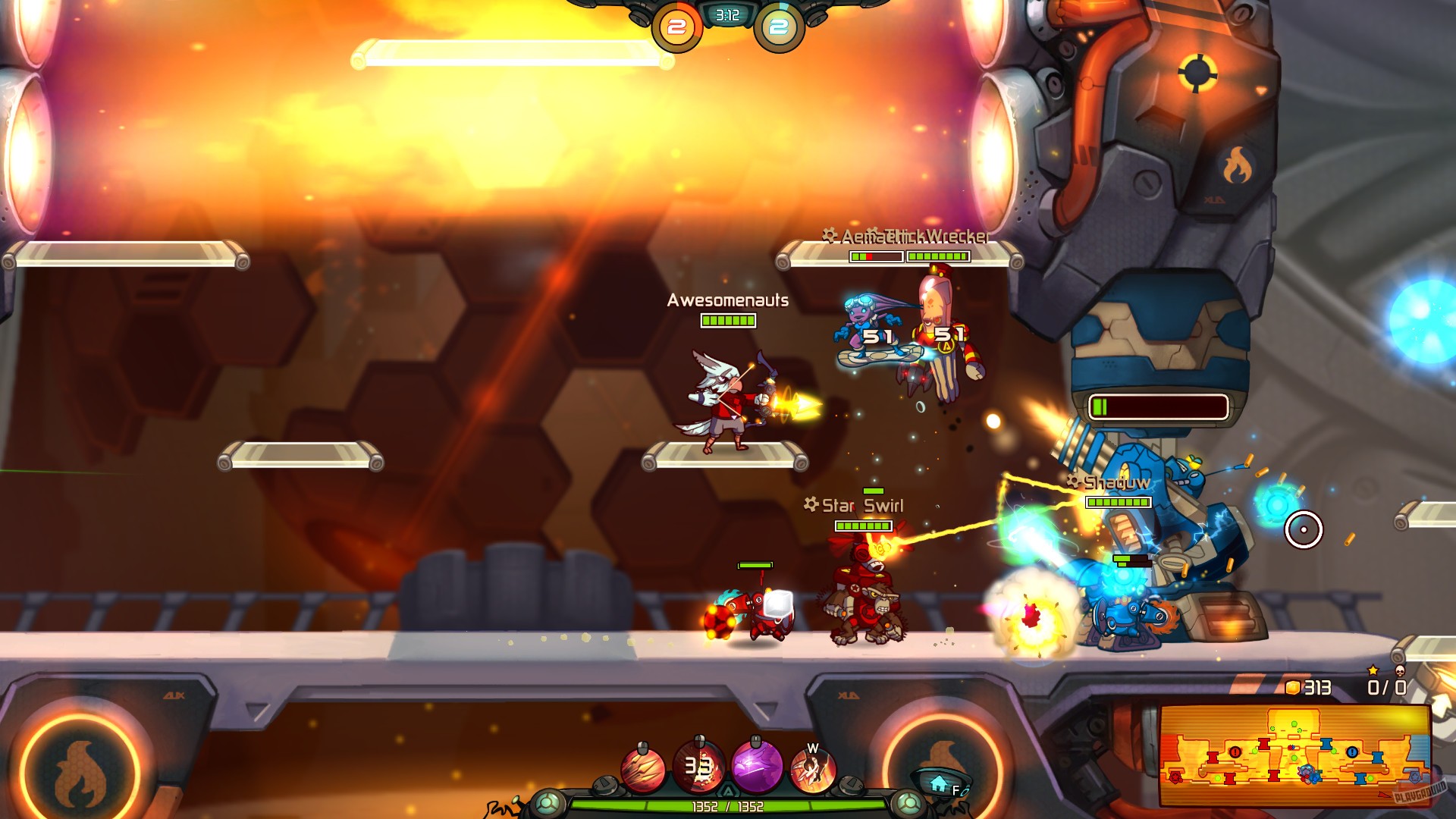Скриншот из игры Awesomenauts - 59