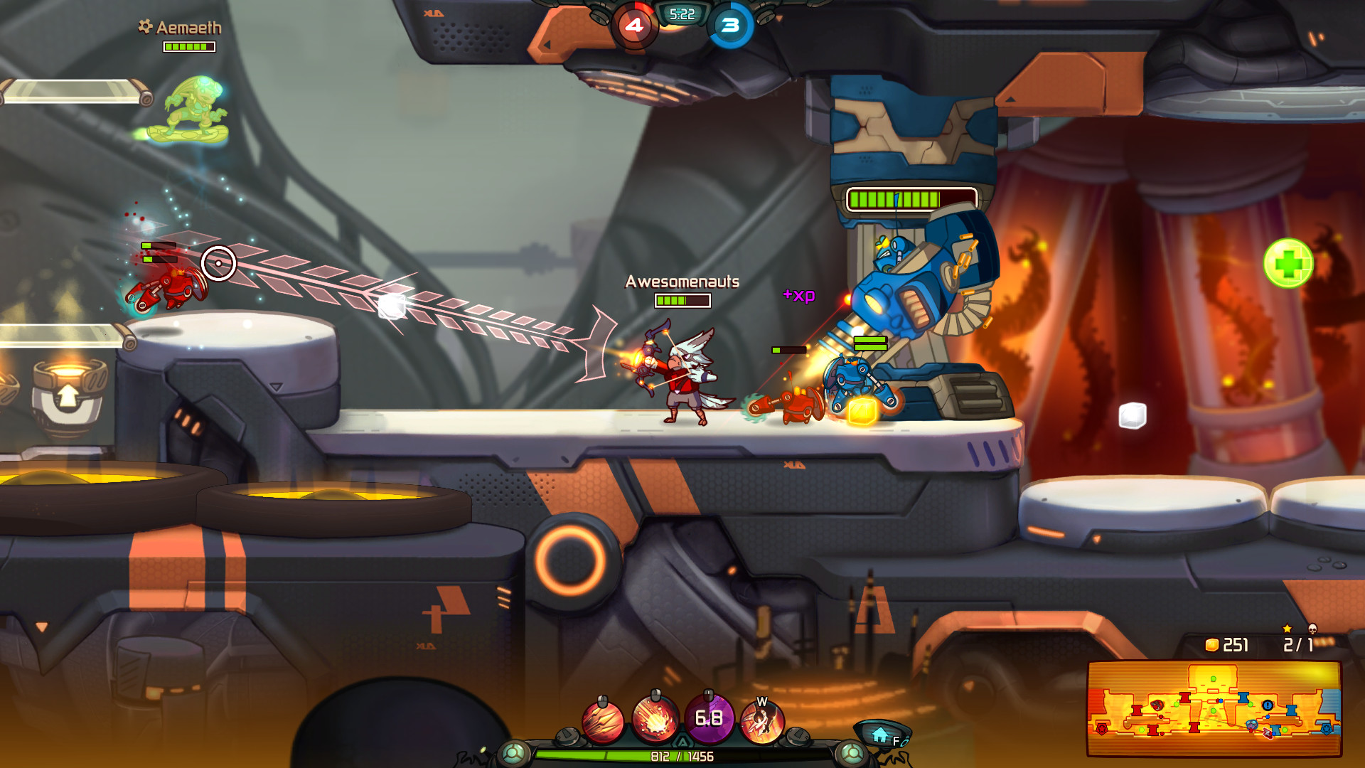 Скриншот из игры Awesomenauts - 53
