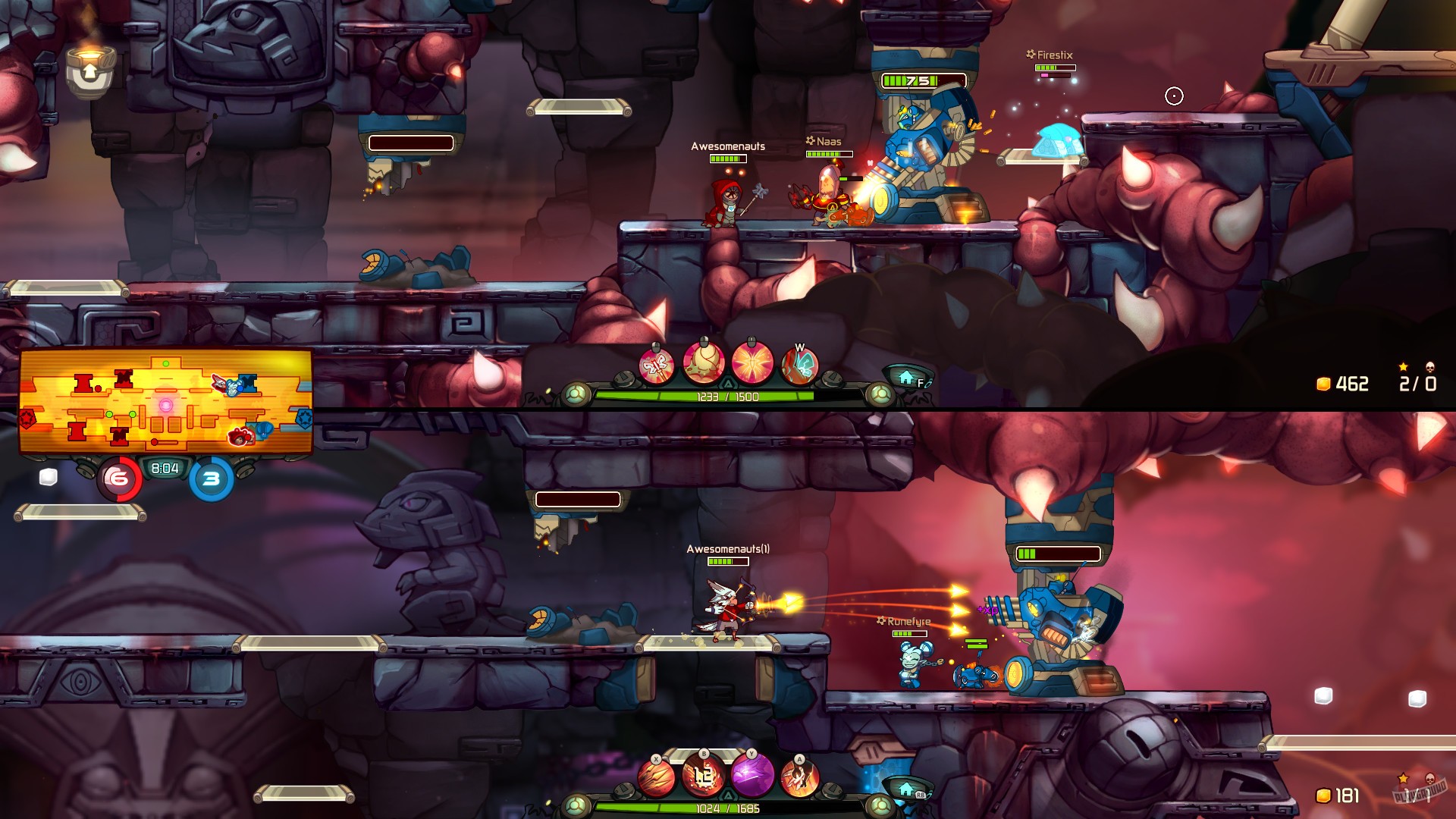 Скриншот из игры Awesomenauts - 99