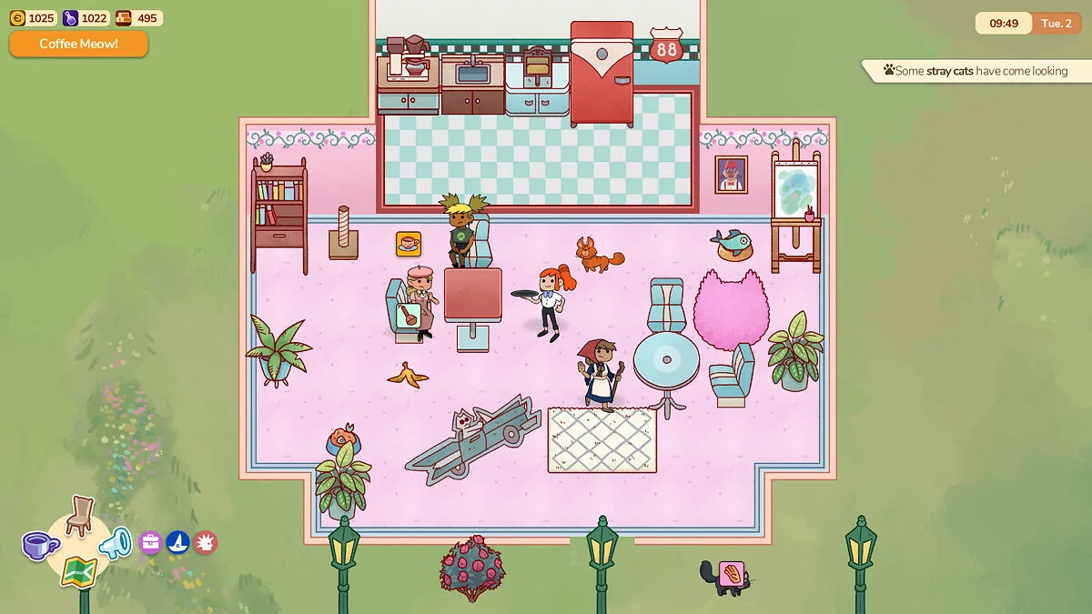 Скриншот из игры Cat Cafe Manager - 4