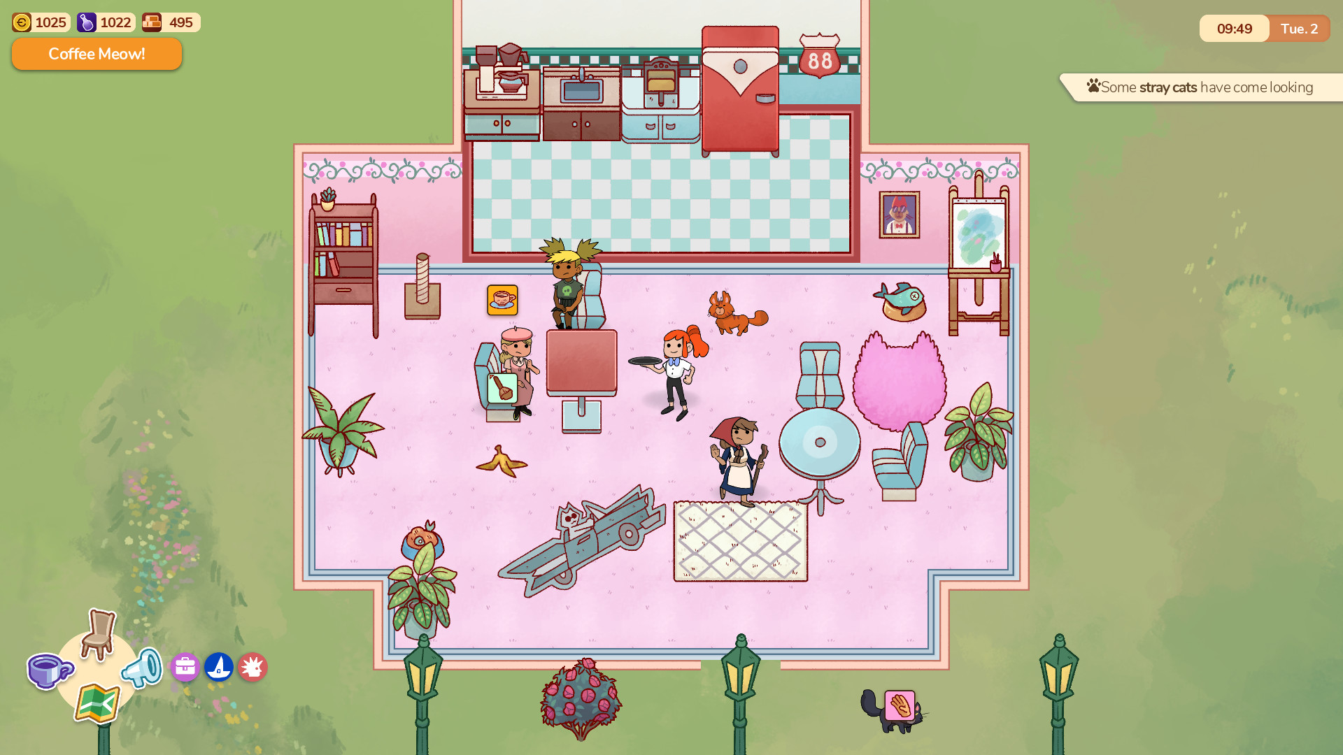 Скриншот из игры Cat Cafe Manager - 25
