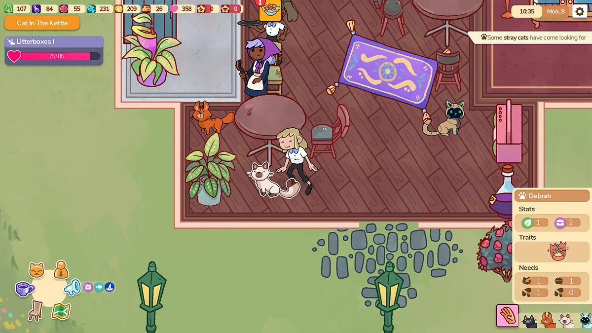 Скриншот из игры Cat Cafe Manager - 24