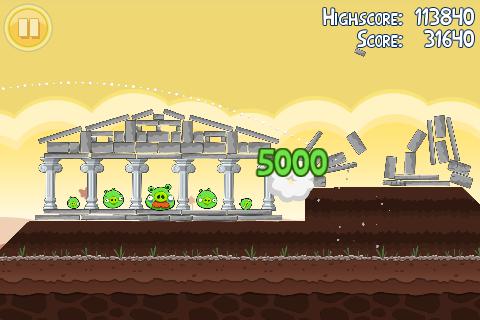 Скриншот из игры Angry Birds - 23