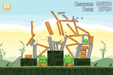 Скриншот из игры Angry Birds - 37