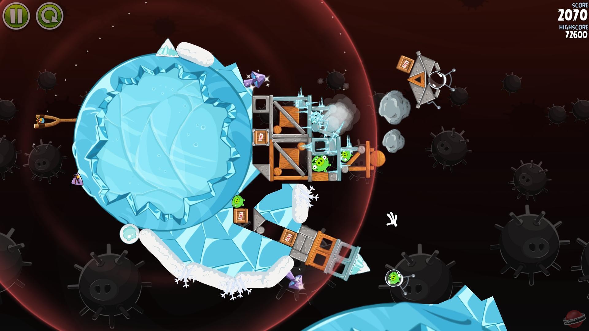 Скриншот из игры Angry Birds Space - 27