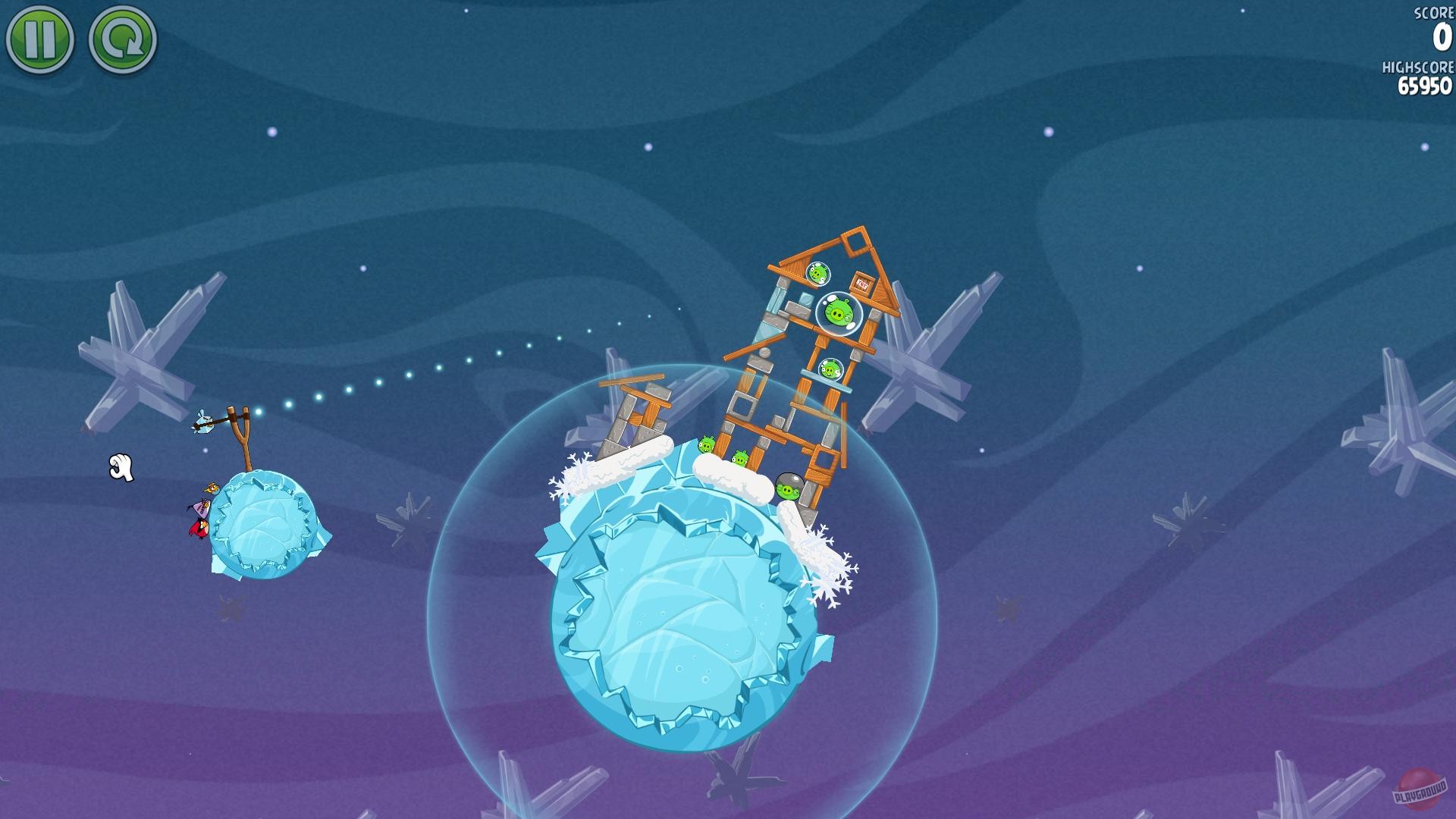 Скриншот из игры Angry Birds Space - 34