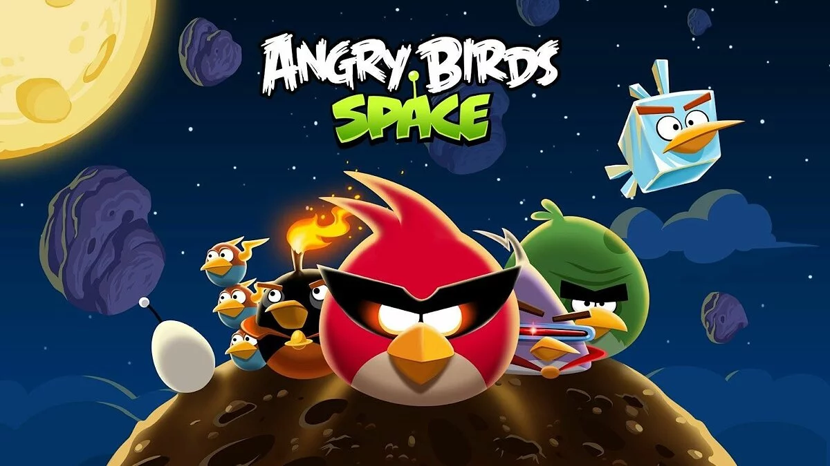 Скриншот из игры Angry Birds Space - 18