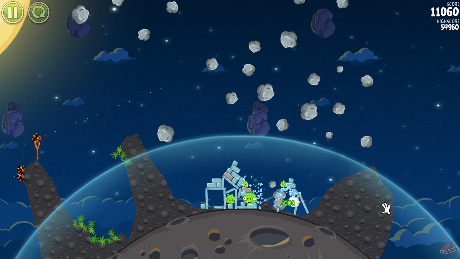 Скриншот из игры Angry Birds Space - 14