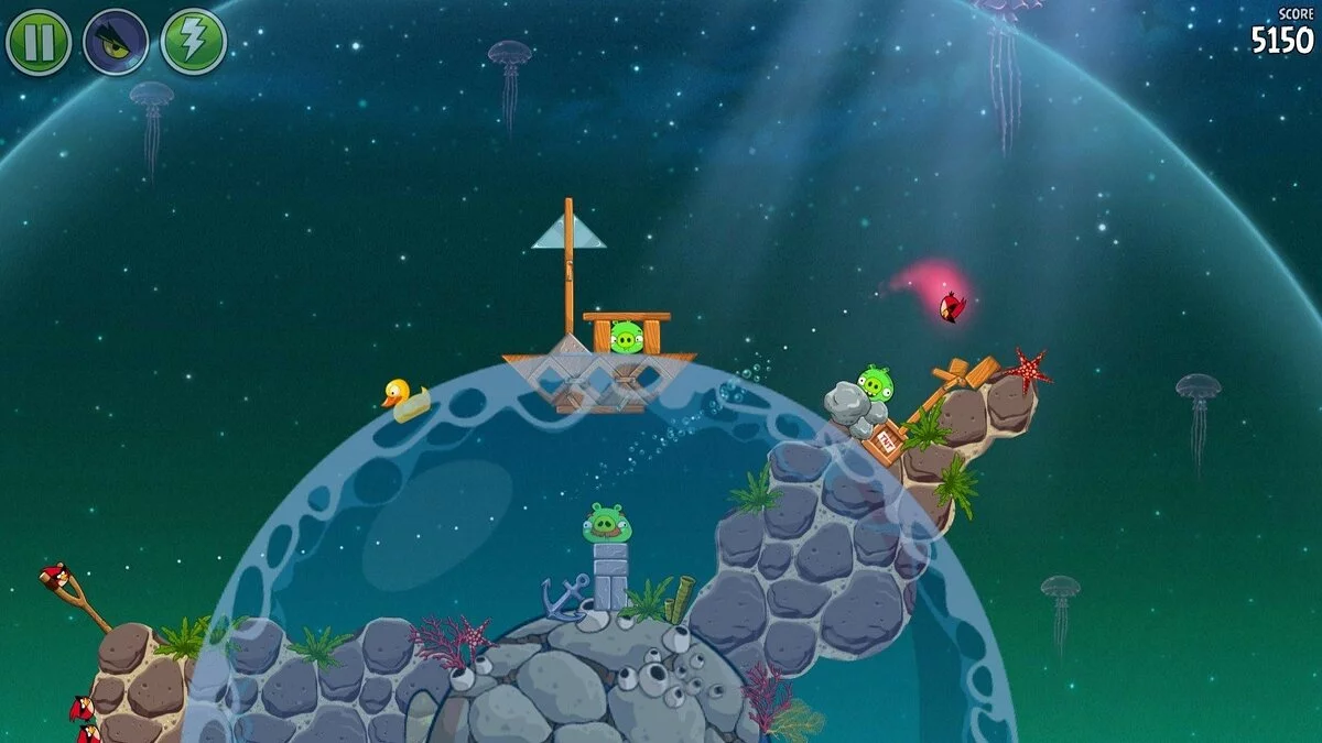 Скриншот из игры Angry Birds Space - 26