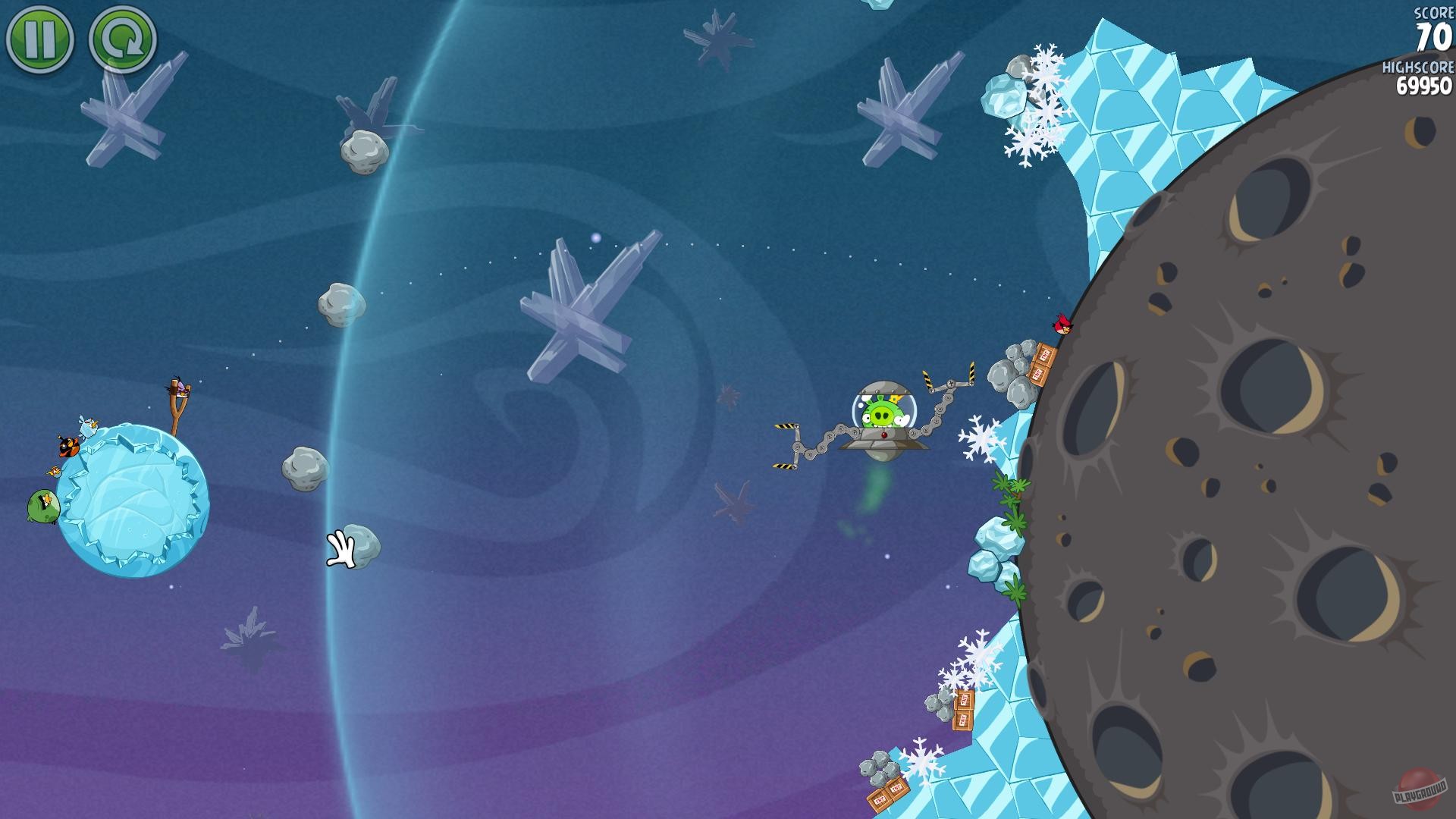 Скриншот из игры Angry Birds Space - 24