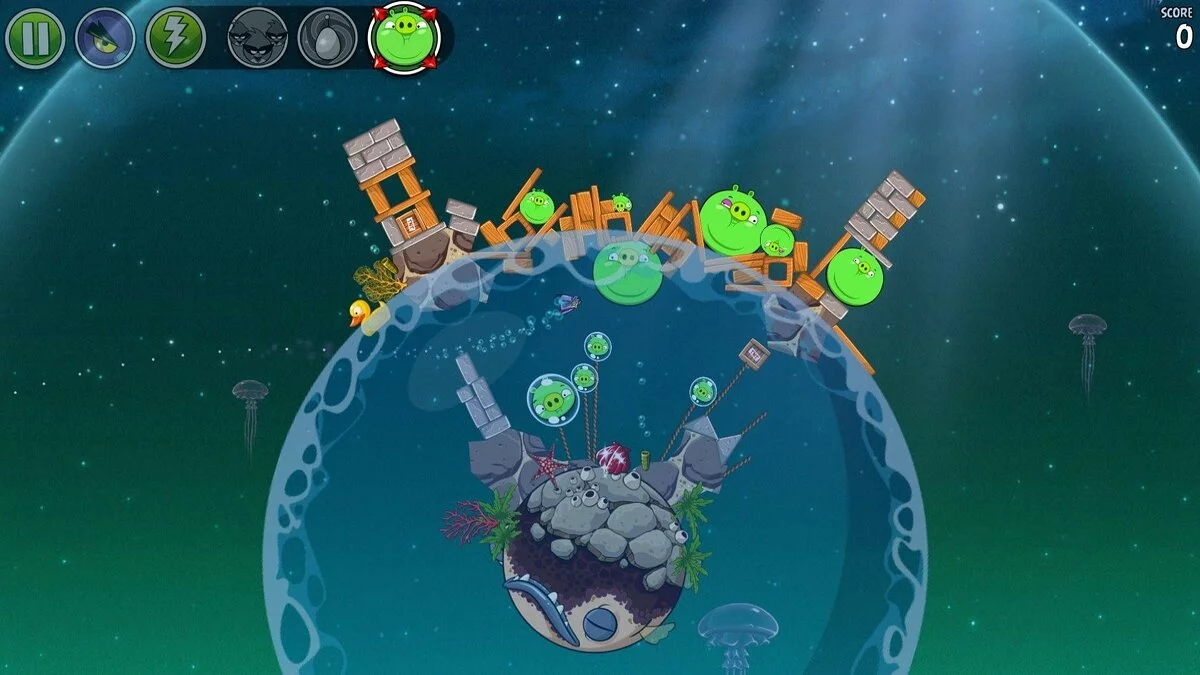 Скриншот из игры Angry Birds Space - 29