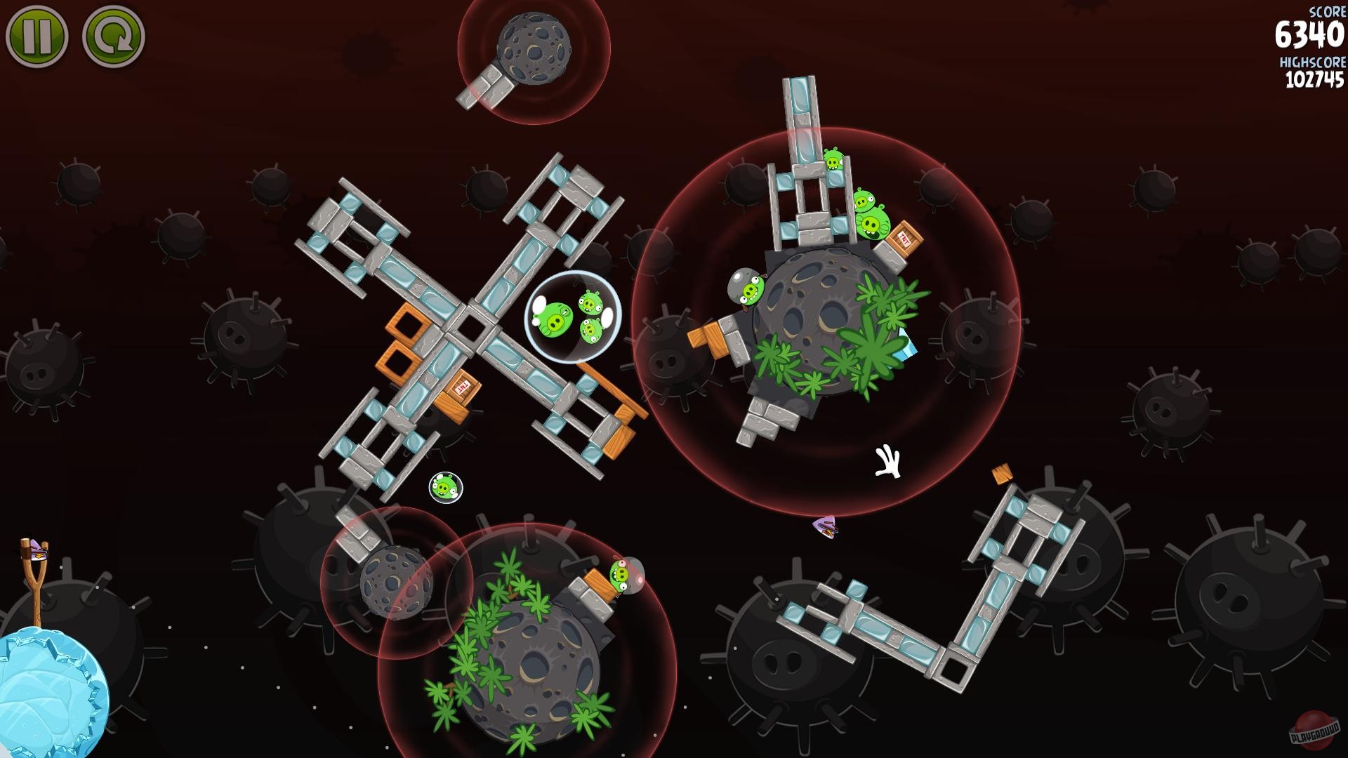 Скриншот из игры Angry Birds Space - 38