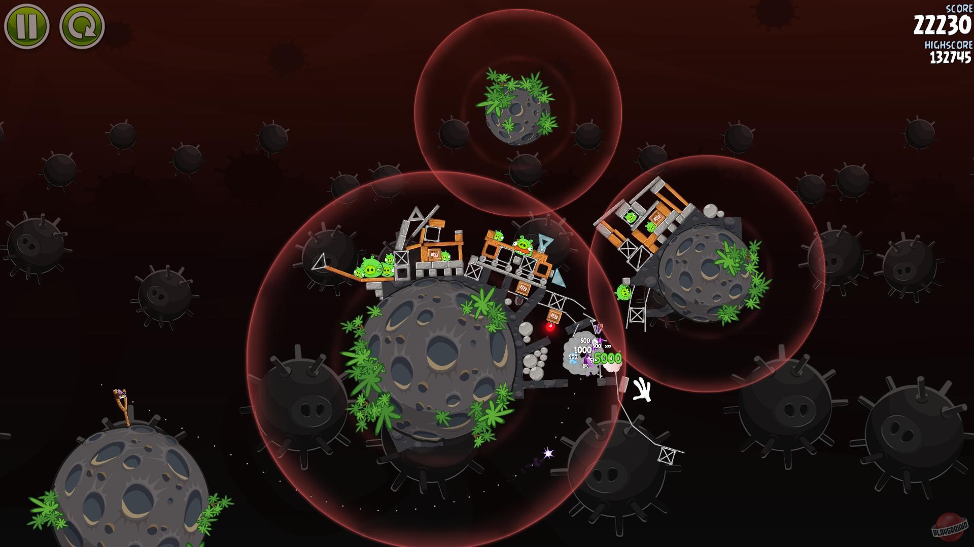 Скриншот из игры Angry Birds Space - 20