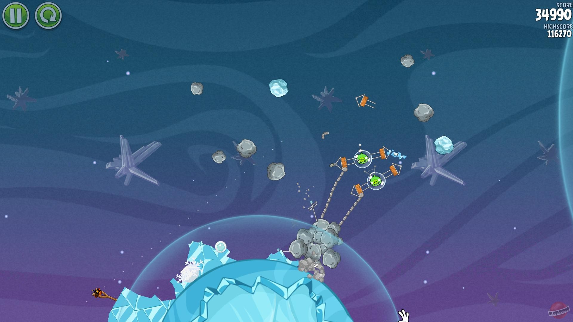Скриншот из игры Angry Birds Space - 9