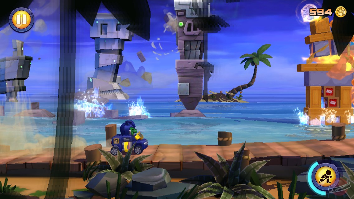 Скриншот из игры Angry Birds Transformers - 19