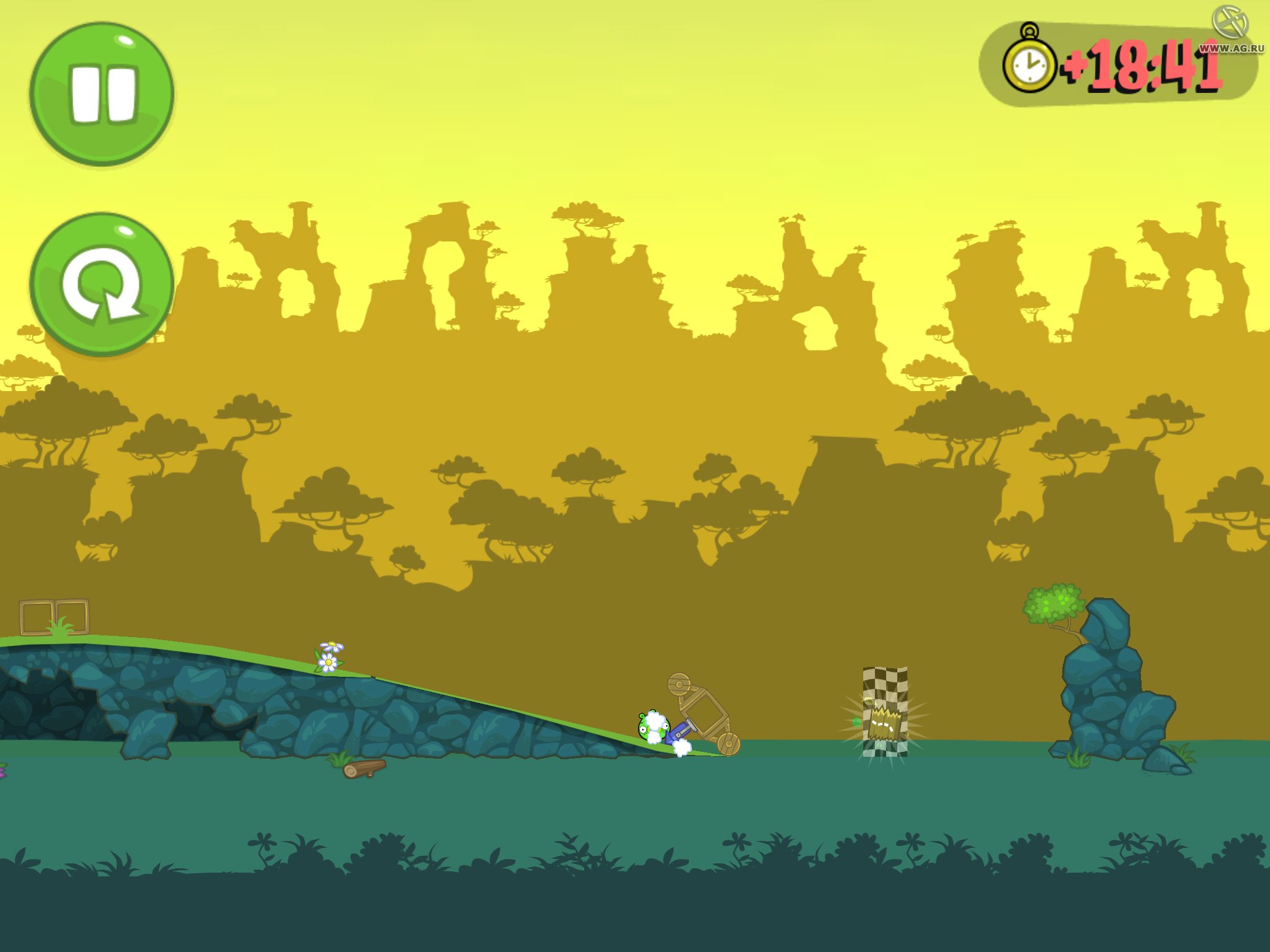 Скриншот из игры Bad Piggies - 34