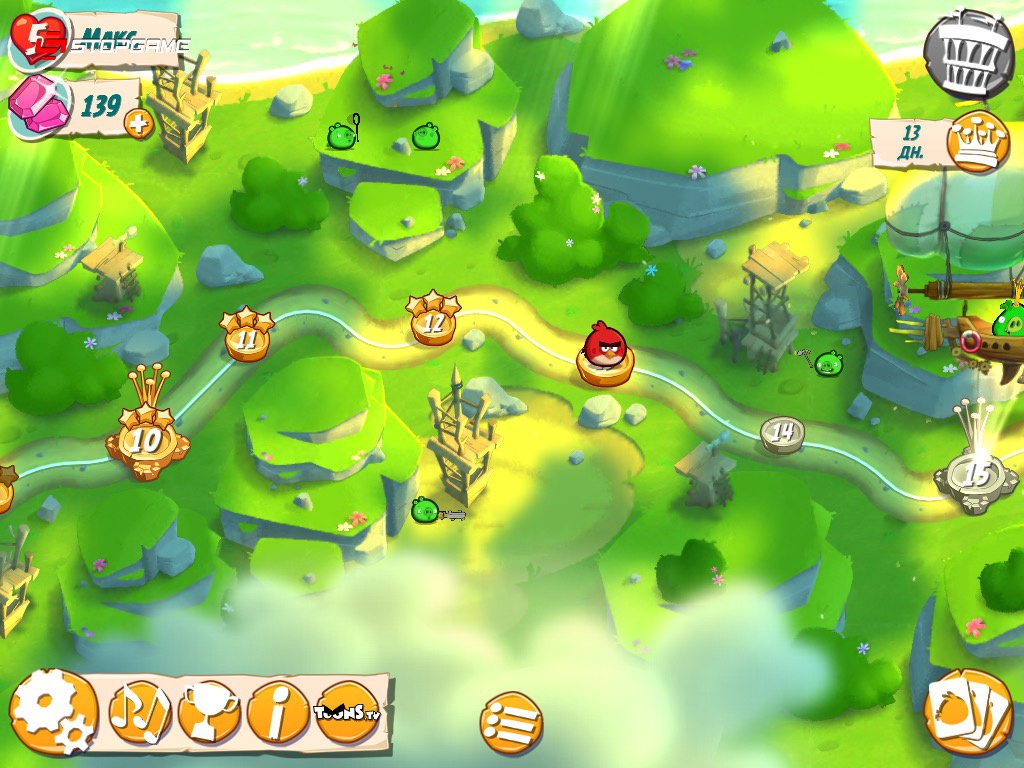 Скриншот из игры Angry Birds 2 - 1