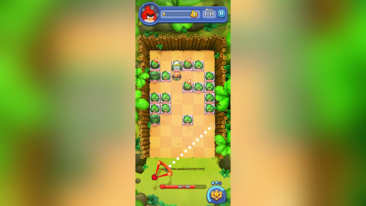 Скриншот из игры Angry Birds Bounce - 5