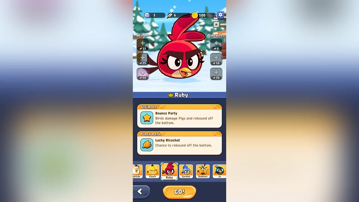 Скриншот из игры Angry Birds Bounce - 1