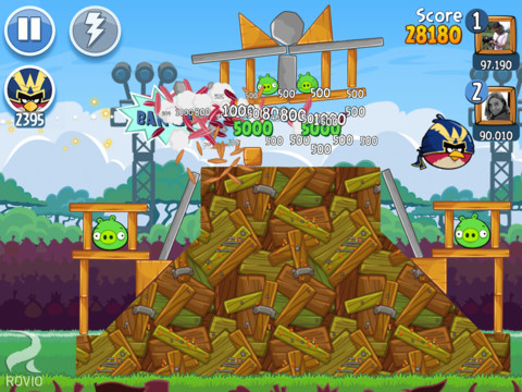 Скриншот из игры Angry Birds Friends - 1