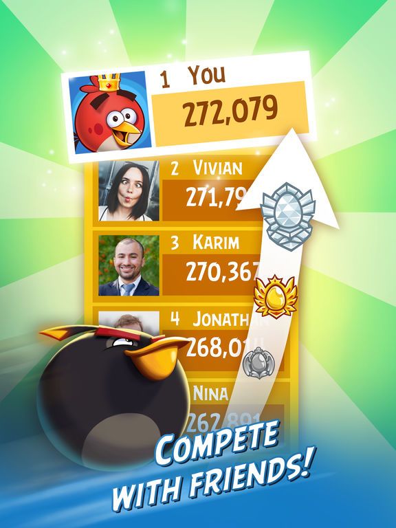 Скриншот из игры Angry Birds Friends - 74