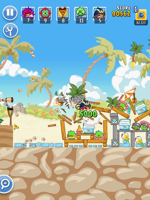 Скриншот из игры Angry Birds Friends - 35