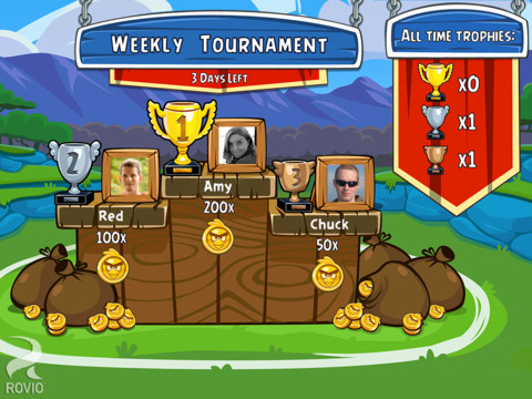 Скриншот из игры Angry Birds Friends - 5